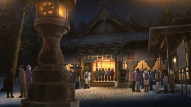 Laid-Back Camp: Movie - Deep Mountain Temple Main Hall